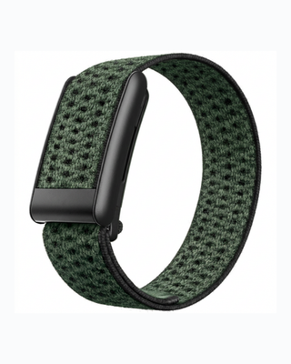 CloudKnit Sage replacement strap in a loop display on a white background