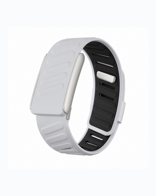 SportFlex Fog Black replacement strap in a loop display on a white background