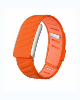 SportFlex Signal Orange replacement strap in a loop display on a white background