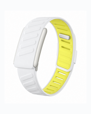 SportFlex White Volt replacement strap in a loop display on a white background