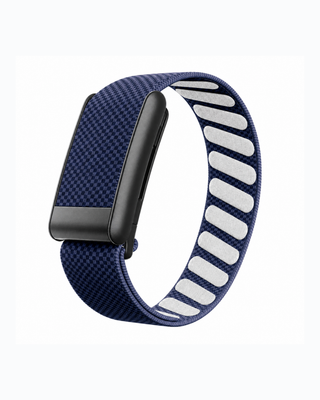 SuperKnit Denim replacement strap in a loop display on a white background