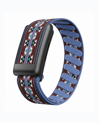 SuperKnit Desert Geo replacement strap in a loop display on a white background