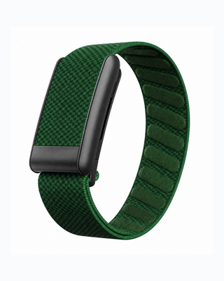 SuperKnit Forest replacement strap in a loop display on a white background