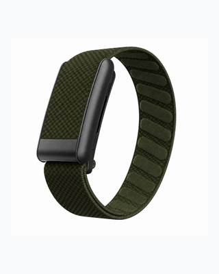 SuperKnit Moss replacement strap in a loop display on a white background