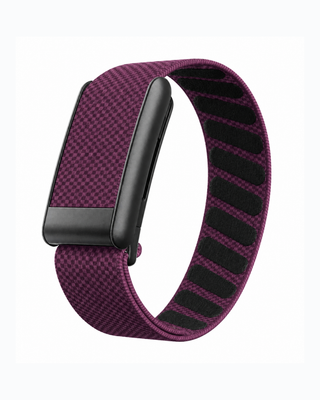 SuperKnit Plum replacement strap in a loop display on a white background