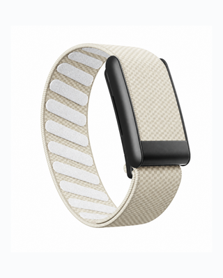 SuperKnit Stone replacement strap in a loop display on a white background