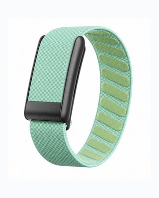 SuperKnit Teal replacement strap in a loop display on a white background